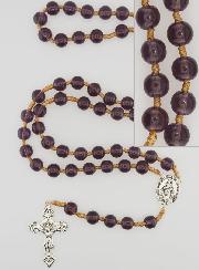 Chapelet Médaille Miraculeuse - Cristal Améthyste