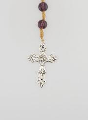 Chapelet Médaille Miraculeuse - Cristal Améthyste