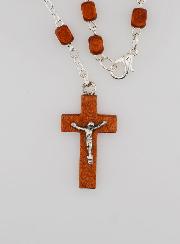 Chapelet de la Vierge Miraculeuse en Bois Clair