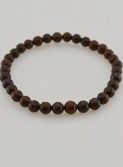 Bracelet en Pierre Naturelle d' Opale Boulder 6mm