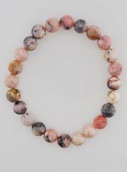 Bracelet en Pierre Naturelle d'Opale Rose 8mm