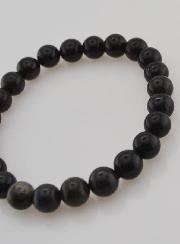 Bracelet en Pierre Naturelle d'Opale Noire 8mm