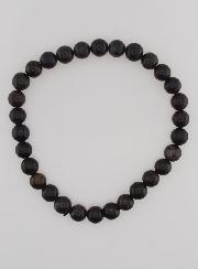Bracelet en Pierre Naturelle d'Opale Noire 6mm