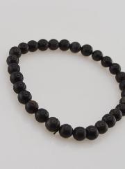 Bracelet en Pierre Naturelle d'Opale Noire 6mm