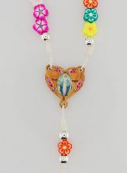 Chapelet Vierge Miraculeuse Multicolore Pour Enfant