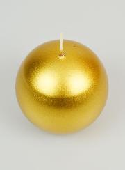 Bougie Boule de Décoration Or - 8cm
