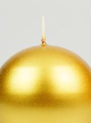 Bougie Boule de Décoration Or - 8cm