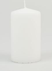 Bougie Décoration de Table10 x 6cm - Blanc