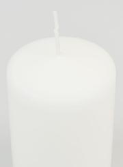 Bougie Décoration de Table10 x 6cm - Blanc