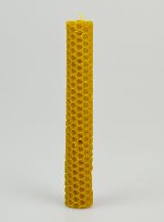 Bougie Cire d'Abeille 100% Naturelle - 15cm