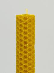Bougie Cire d'Abeille 100% Naturelle - 15cm
