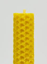 Bougie Cire d'Abeille 100% Naturelle - 10cm