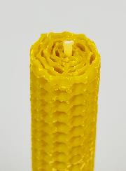 Bougie Cire d'Abeille 100% Naturelle - 10cm