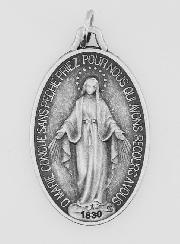Médaille Miraculeuse 30mm - Prière en Français