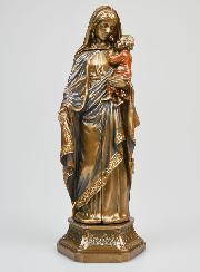 Cadeau de Noël Triptyque Vierge & Nativité - 20cm