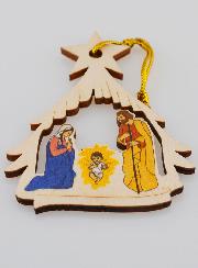 Suspension de Noël Nativité - Étable