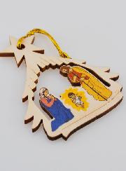 Suspension de Noël Nativité - Étable
