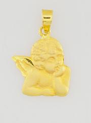 Médaille Ange Gardien en Or 375/1000 - 14mm