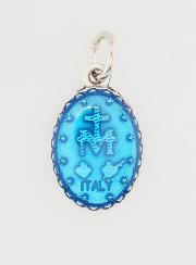 Médaille Miraculeuse Bleue & Argent - 15mm