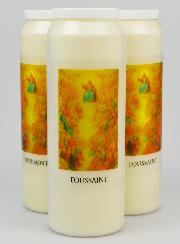 Lot de 3 Bougies de Neuvaine Fête de Toussaint