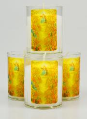 Lot de 4 Bougies Veilleuses Fête de la Toussaint