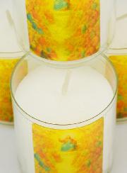 Lot de 4 Bougies Veilleuses Fête de la Toussaint