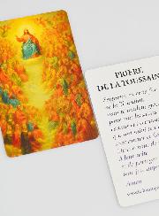 Carte de Prière Fête de la Toussaint