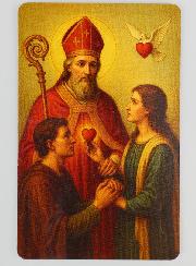 Carte de Prière à Saint Valentin