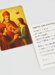 Carte de Prière à Saint Valentin
