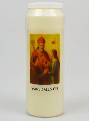 Bougie de Neuvaine à Saint Valentin