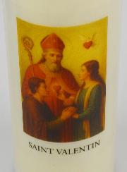 Bougie de Neuvaine à Saint Valentin