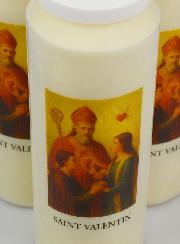 Lot de 3 Bougies de Neuvaine à Saint Valentin