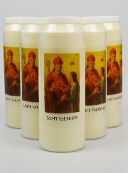Lot de 6 Bougies de Neuvaine à Saint Valentin
