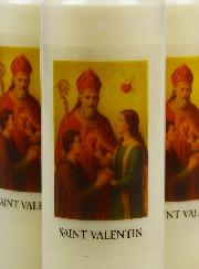 Lot de 10 Bougies de Neuvaine à Saint Valentin