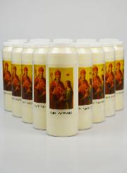 Lot de 20  Bougies de Neuvaine à Saint Valentin