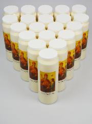 Lot de 20 Bougies de Neuvaine à Saint Valentin