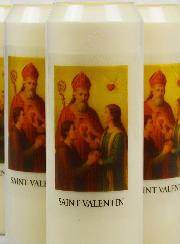 Lot de 20 Bougies de Neuvaine à Saint Valentin