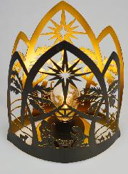 Lampe de Noël Nativité en Métal - 22cm