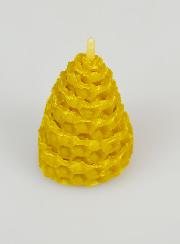 Bougie Cône Cire d'Abeille 100% Naturelle - 5cm