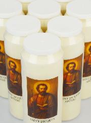 Lot de 10 Bougies de Neuvaine à St Jacques Apôtre