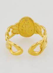 Bague Religieuse de la Vierge Miraculeuse - Ajustable