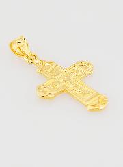 Pendentif Croix Large en Plaqué Or - 18mm