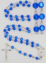 Chapelet Médaille Miraculeuse - Bleu