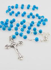 Chapelet Vierge Marie - Décor Fleurs