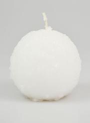 Bougie de Décoration Boule d'Hiver - 8cm