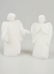 Crèche de Noël en Albâtre - Anges Messagers