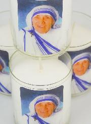 Lot de 4 Bougies Veilleuses Sainte Mère Teresa