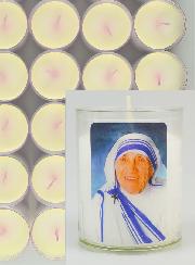 Lot de 48 Bougies Veilleuses Sainte Mère Teresa