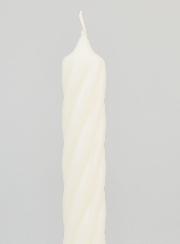 Bougie Flambeau Twist 25cm - Ivoire
