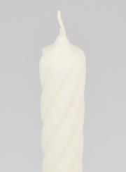 Bougie Flambeau Twist 25cm - Ivoire